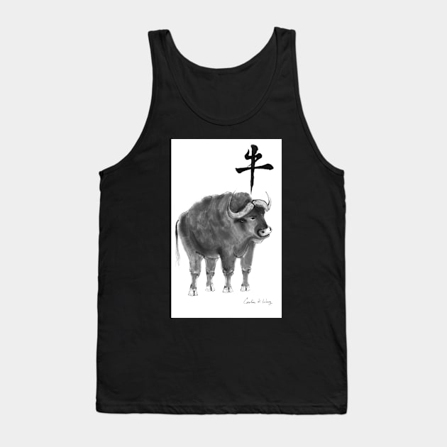 Zodiac-Ox Tank Top by Cwang